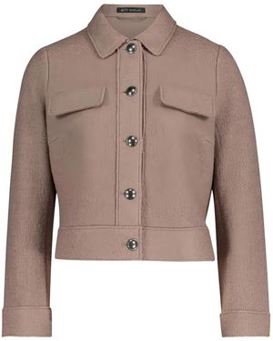 Betty Barclay Buttoned Pocket Jacket - Brown