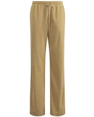 Gaelle Paris Corduroy Track Trousers - Natural