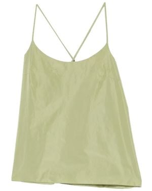 Susanne Bommer Cross-Back Tie-Fastening Top - Green