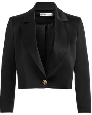Alice + Olivia Esther Shawl Collar Blazer - Black