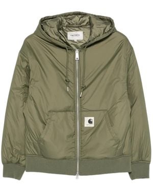 Carhartt Gad Hooded Puffer Jacket - Green