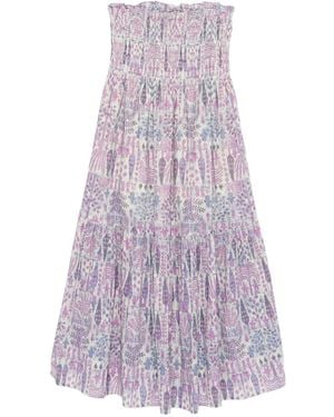 Ba&sh Piala フローラル スモックドレス - パープル