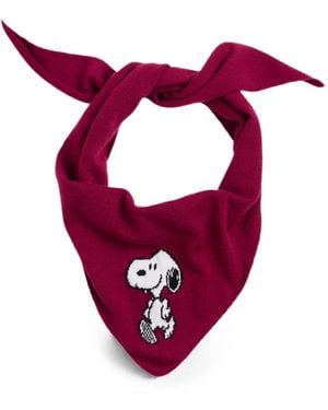 Chinti & Parker Sciarpa Snoopy A Triangolo - Blu