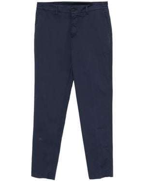 Eleventy Straight-Leg Trousers - Blue