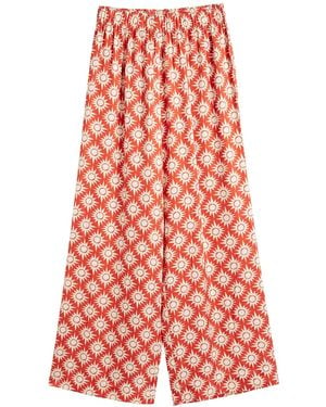 Chinti & Parker X Laura Whitmore Pantalon Imprimé - Red