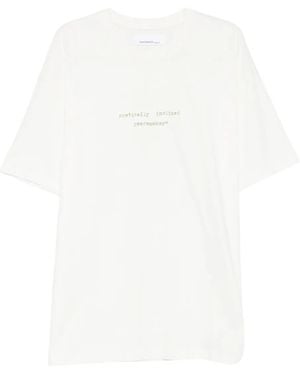 Peacemaker Oamc Crew-Neck Crew-Neck T-Shirt - White