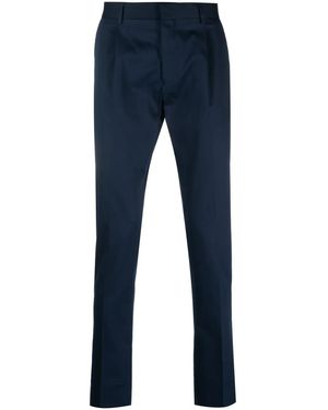 Moorer Montale-We Tailored Trousers - Blue
