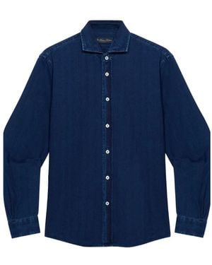 Brooks Brothers Chemise Cintrée En Jean - Blue