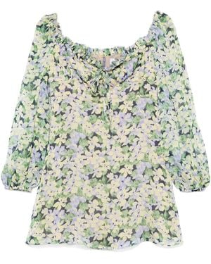 Raquel Diniz Alice Mini Dress - Blue