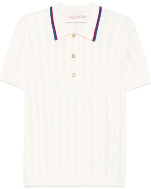 Valentino Garavani Cotton Polo Shirt - White
