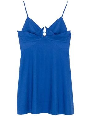 FARM Rio Paper Boat Mini Dress - Blue