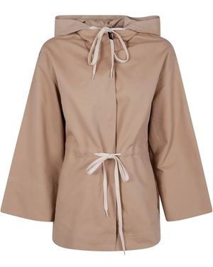 Twinset Hooded Jacket - Natural