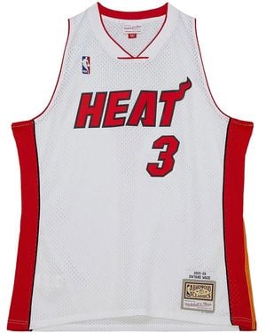 Mitchell & Ness X Nba Dwyane Wade Miami Heat 2005-06 Jersey - Red