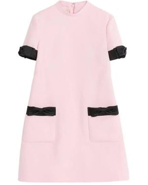 Valentino Garavani Crepe Couture Mini Dress - Pink