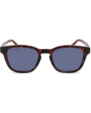 Lacoste Square-Frame Sunglasses - Blue