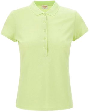 Sun 68 Piqué Polo Shirt - Yellow