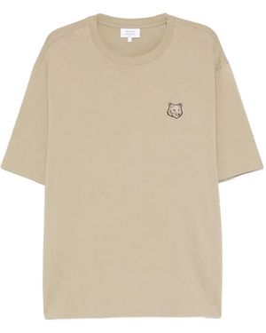 Maison Kitsuné Fox Head T-Shirt - Natural