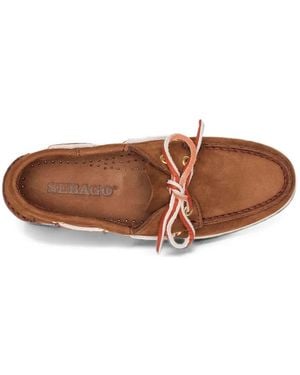 Sebago Docksides Portland Nubuck Loafers - Brown