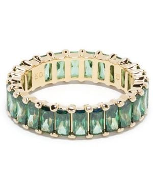 Swarovski Matrix クリスタル リング - グリーン