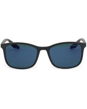Prada Linea Rossa Square-Frame Sunglasses - Blue