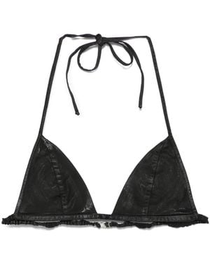 Rick Owens Bralette Denim - Nero