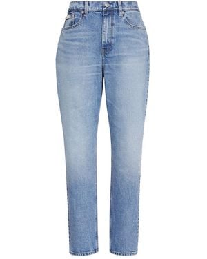 Calvin Klein Vaqueros Con Cinco Bolsillos - Azul
