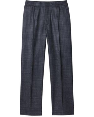 Paul Smith Karierte Hose Mit Stretchbund - Blau