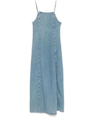 7 For All Mankind Vestido largo vaquero - Azul