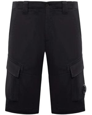 C.P. Company Lens Cargo Shorts - Blue
