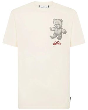 Philipp Plein Teddy-Bear T-Shirt - White