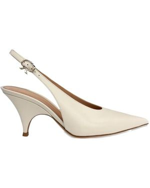 Gianvito Rossi Sofia Slingback Loafers - White