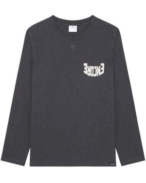 Courreges T-Shirt Encore A Maniche Lunghe - Blu