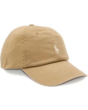 Polo Ralph Lauren Logo Baseball Cap - Natural