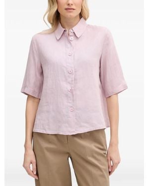 Benetton Chemise À Manches Courtes - Purple