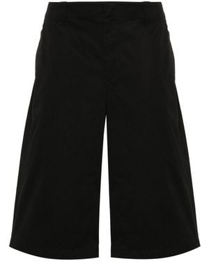 Lemaire Twill-Weave Bermuda Shorts - Black