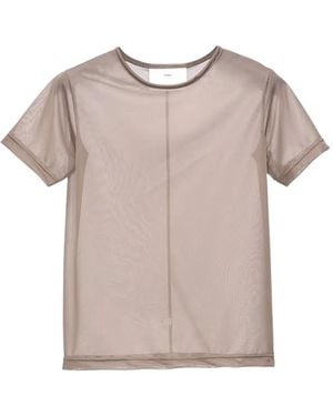 Song For The Mute Seam-Detail T-Shirt - Grey