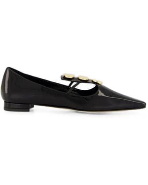 Manolo Blahnik Khafreflat Flat Pumps - Black