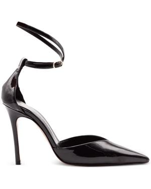 Roberto Festa Viora Patent-Leather Court Shoes - Black