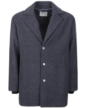 Carrera Quay Button-Up Coat - Blue