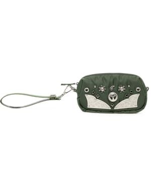 Toga Clutch Mit Handgelenkschlaufe - Grün