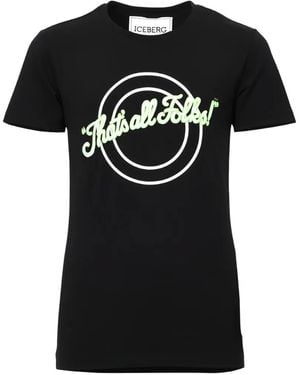 Iceberg Crew Neck T-Shirt - Black