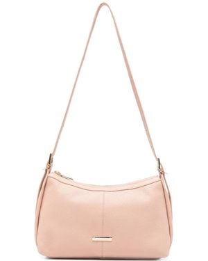 Cromia Serena Grained-Leather Shoulder Bag - Pink