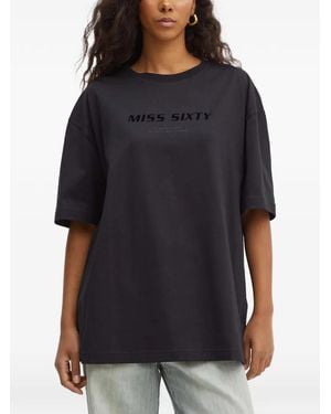 Miss Sixty Camiseta Con Logo Estampado - Negro