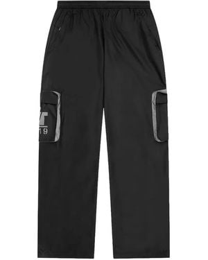 DENIM TEARS Logo-Print Cargo Trousers - Black