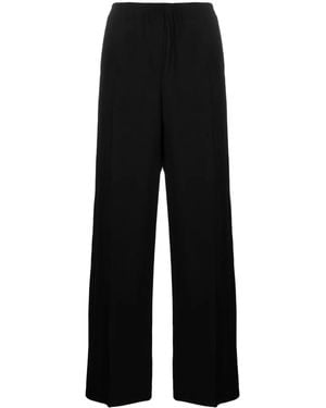 Paul Smith High-Waist Wide-Leg Pants - Black