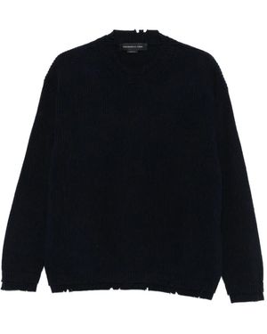 FEDERICO CINA ラウンドネック セーター - ブラック