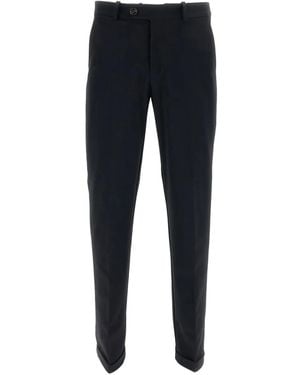 Rrd Turn-Up Tapered Pants - Blue