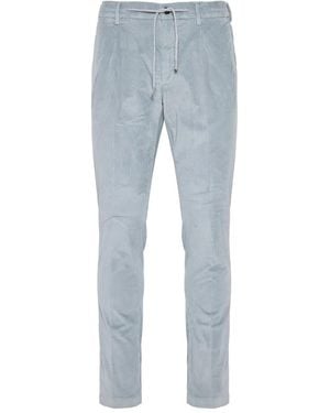 Eleventy Pantaloni Con Coulisse - Blu