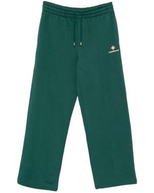 CASABLANCA Logo-Print Track Pants - Green