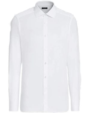 ZEGNA Cotton Shirt - White